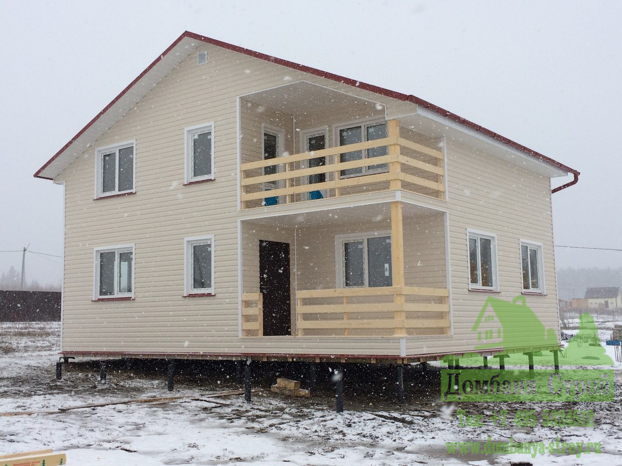 К-20 КАРКАСНЫЙ ДОМ 8Х10, МОЖАЙСКИЙ РАЙОН, СЕЛО ЦАРСКИЕ БЕРЕГА